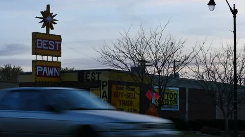 Pawn Shop Stock Footage 48436341