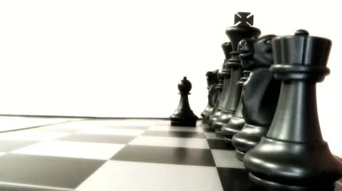 Pawn takes hits Stock Footage 17541333