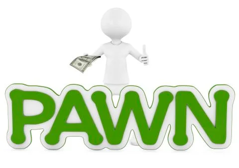 Pawnshop concept Stock Illustration