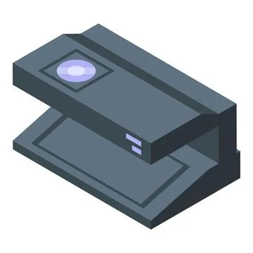 Pay cashier icon isometric vector. Business machine Illustrazione stock