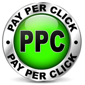 Pay per click icon Stock Illustration