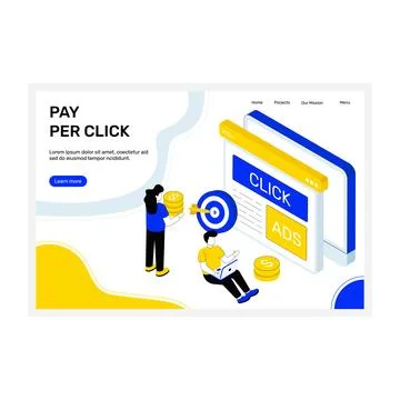 Pay Per Click Stock Illustration