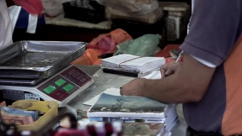 Pay Counter Stock Footage 108839921