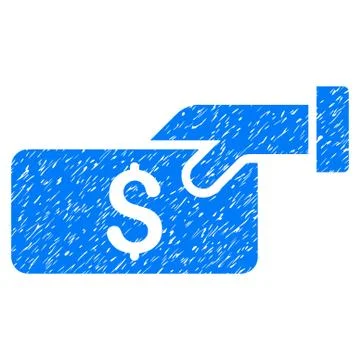Pay Grainy Texture Icon Illustrazione stock