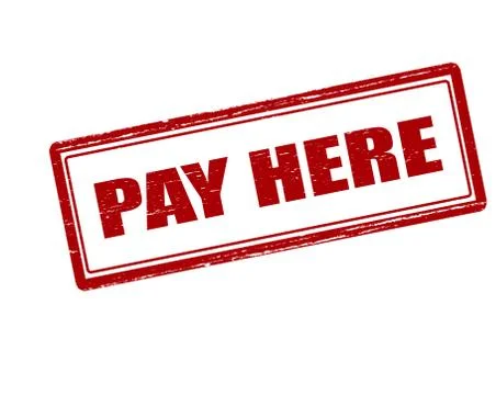 Pay here Stock Illustration