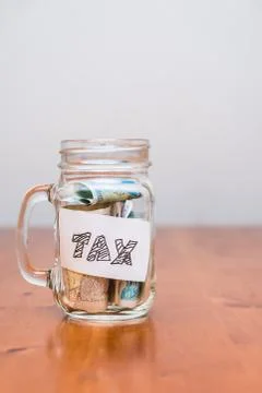 Pay Income Tax Stock Photos