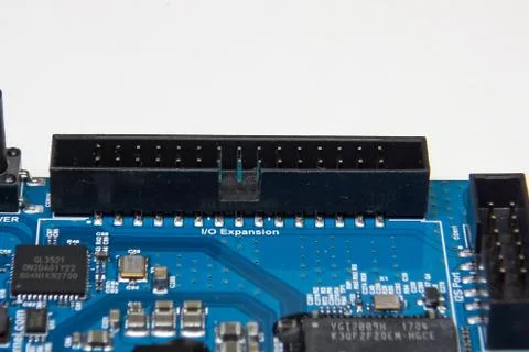 Pay mini computer with a processor and interface connectors. Min 写真素材