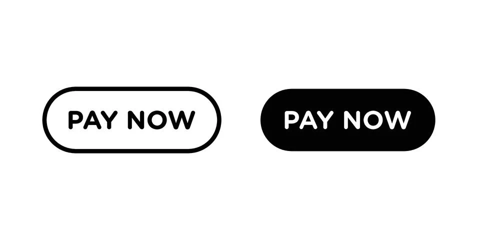 Pay now icon set, collection of vector icons イラスト素材