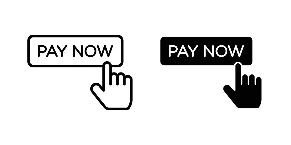 Pay now icon set. Vector EPS 10 イラスト素材