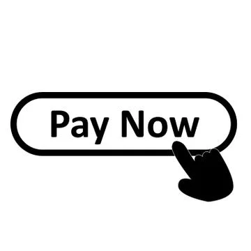 Pay now icon on white background.  button symbol. black pay now sign. Stock Illustration