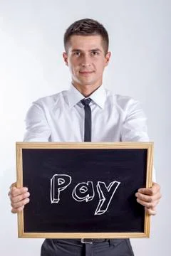 Pay Foto stock