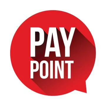 Pay Point sign label Stock Illustration