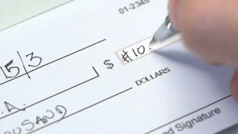 Paycheck Stock Footage 210210169