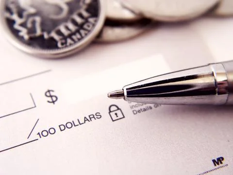 Paying the bills Stock Photos