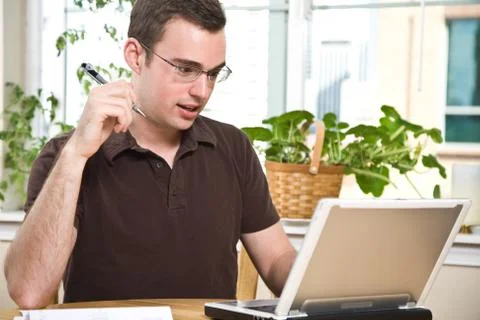 Paying the bills Stock Photos