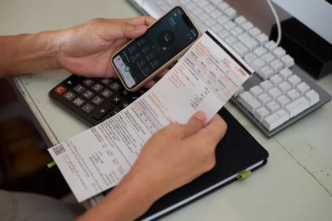 Paying the Bills Stock Photos