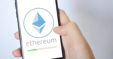 Paying with ethereum online Stock Footage 88771234