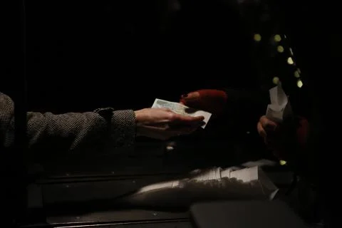 Paying hand Stock Photos