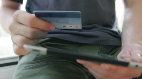 Paying Online Stock Footage 40624506