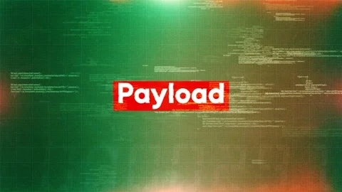 Payload word in hacking and cybersecurity Stock Footage 318782323