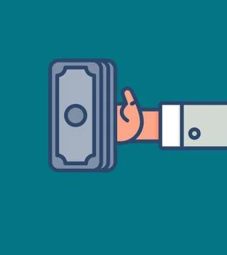 Payment and document symbol Stock Illustration