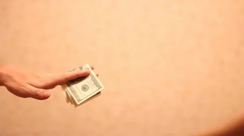 Payment and special handshake Video stock 20470650