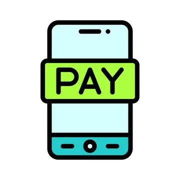 Payment App icon, Mobile application vector illustration Stock Illustration