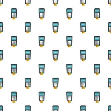 Payment approved credit card pattern seamless vector Stock Illustration