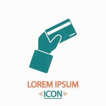 Payment card computer symbol イラスト素材