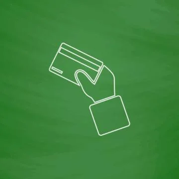 Payment card computer symbol Stockillustratie