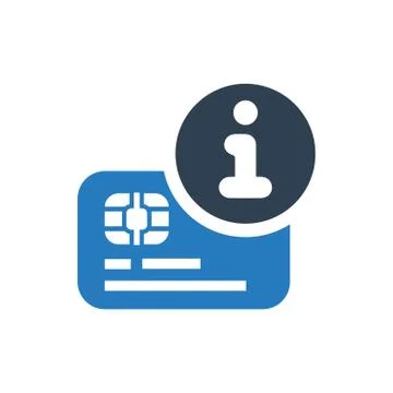 Payment Card Instruction Icon Stock Illustration