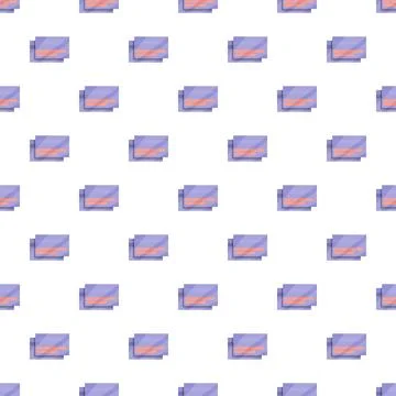 Payment cards seamless pattern for financial transactions Illustrazione stock