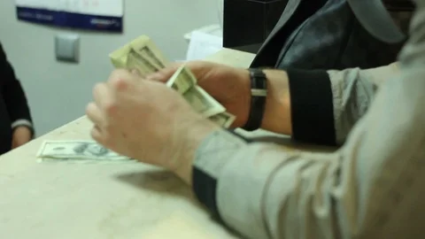 Payment by cash at the box office Video stock 78193727