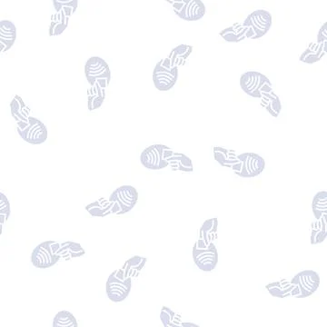 Payment contactless glyph seamless pattern Stock Illustration