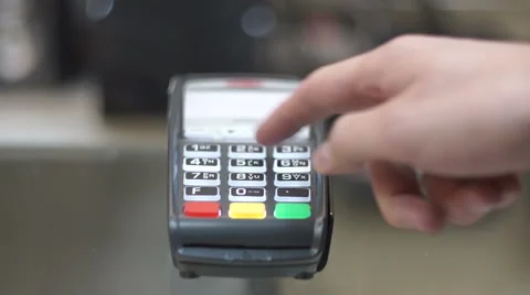 Payment By Credit Card Stock Footage 46747809