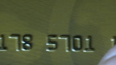 Payment By The Credit Card Stock Footage 90363027