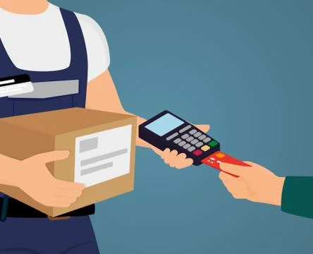 Payment by credit card Stock Illustration