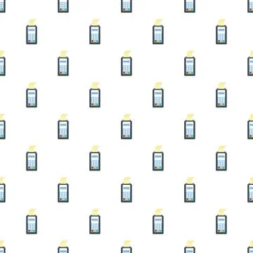 Payment by credit card pattern seamless vector Stock Illustration