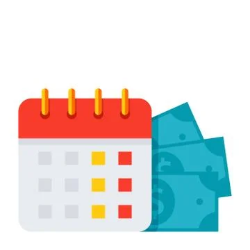 Payment Date Icon Stock Illustration