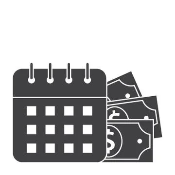 Payment Date Icon Stock Illustration