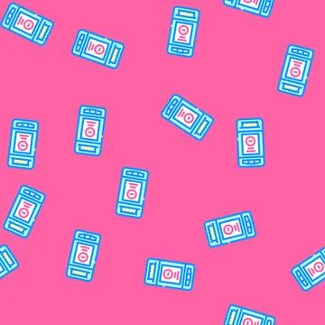 Payment declined bank vector seamless pattern イラスト素材