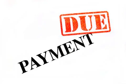 Payment Due Stock Photos