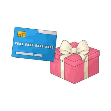 Payment gift illustration Stock Illustration