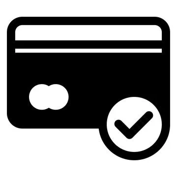 Payment glyph icon vector illustration isolated on white background Stock Illustration