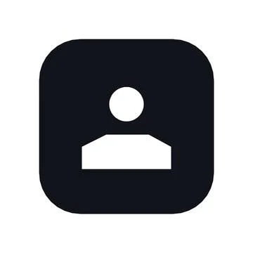Payment Hand Coin Icon Black Rounded Square Button Business Finance Symbol Stock Illustration