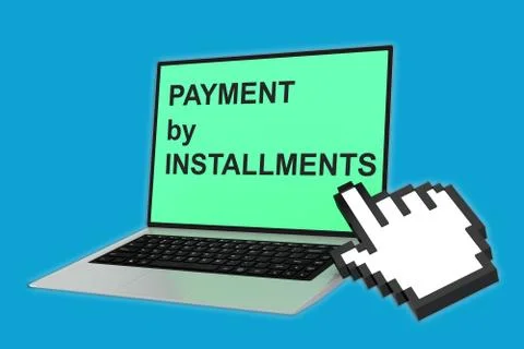 Payment by Installments concept Ilustração Stock
