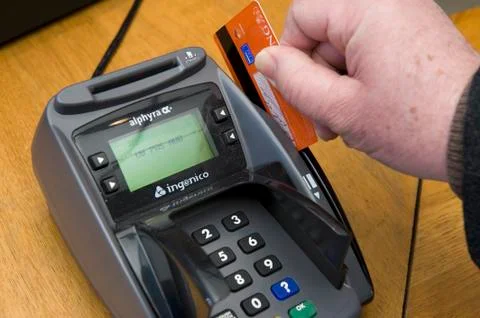 Payment machine Foto stock