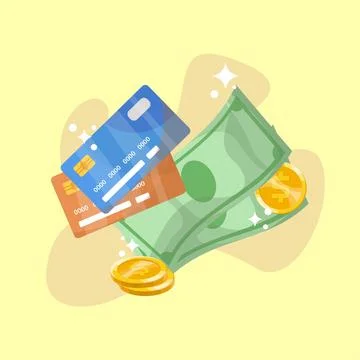 Payment Method Concept Illustration Vector Stock Illustration