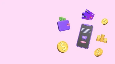 Payment Method, Digital Pay, Mobile Payment, Cash, Cashless, Money Transfer. 動画素材 276804701