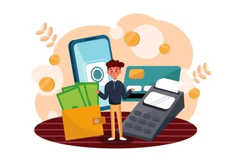 Payment Method Illustrazione stock